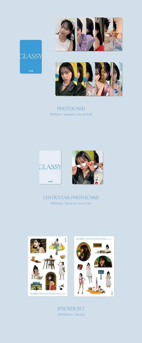 韓国音楽 IZ*ONE出身 チョ・ユリ - GLASSY (CD+フォトブック64P+