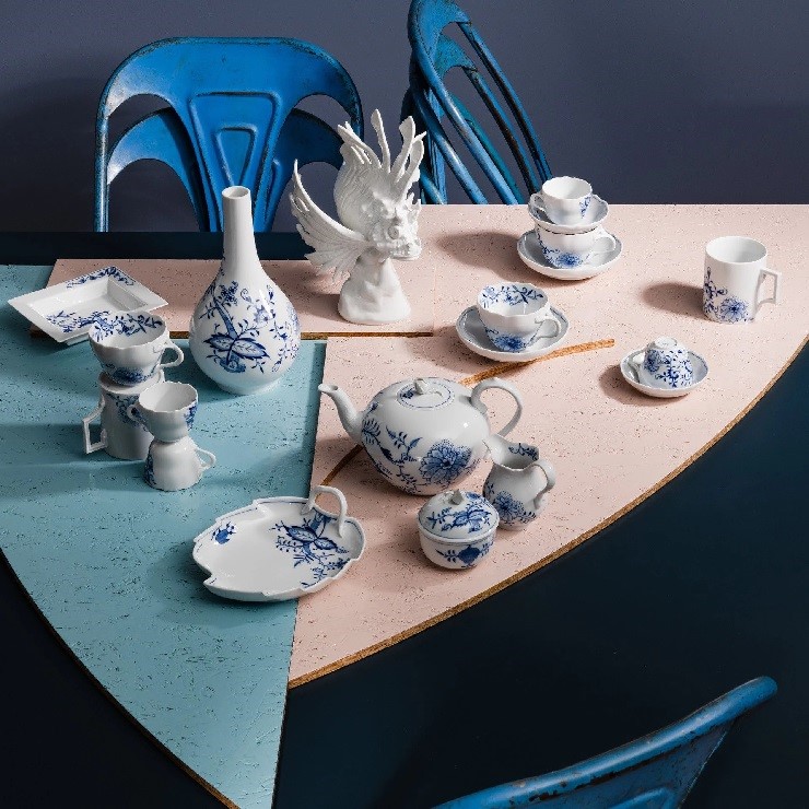 マイセン プレート 17cm コラージュ ミスティック・ガーデン 79A523