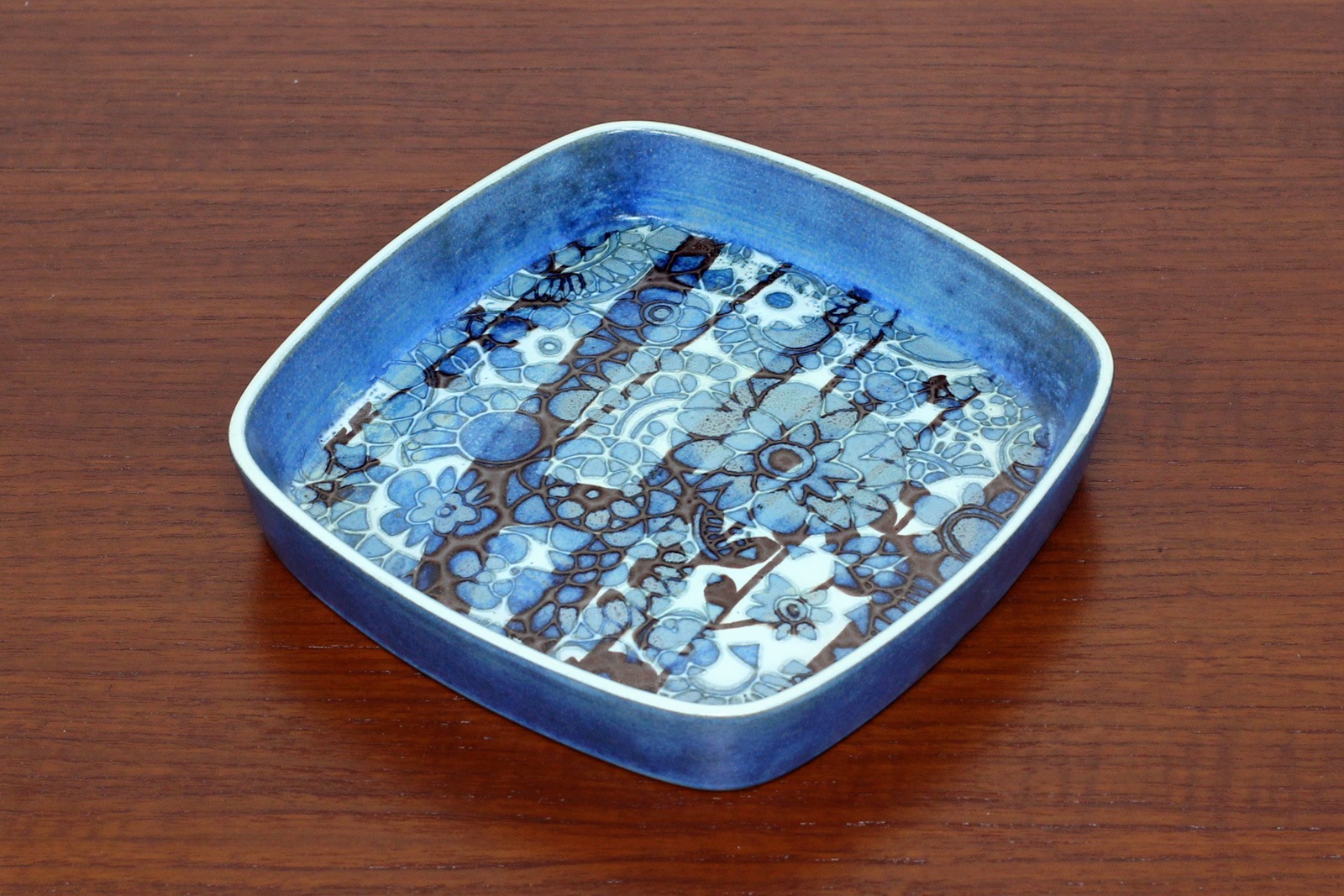 北欧 アンティーク食器 ロイヤルコペンハーゲン バッカ 角皿 大 | 北欧