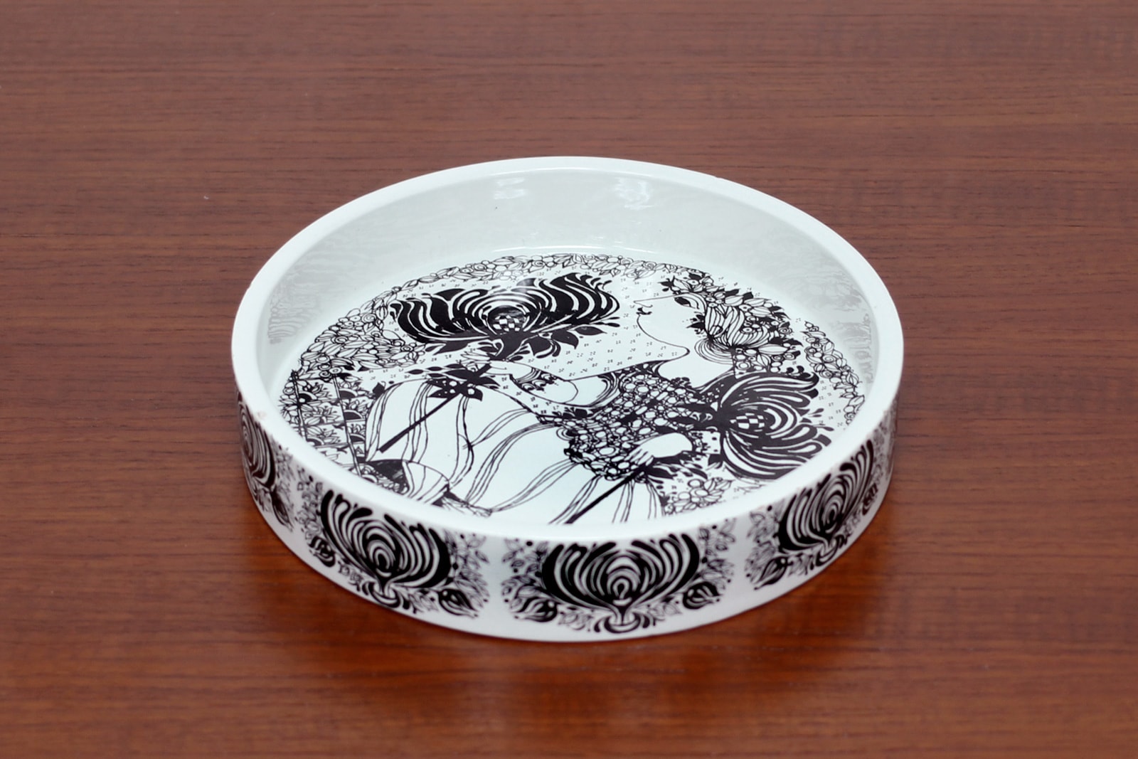 北欧 ヴィンテージ ビヨン・ヴィンブラッド 丸い プレート皿 | 北欧