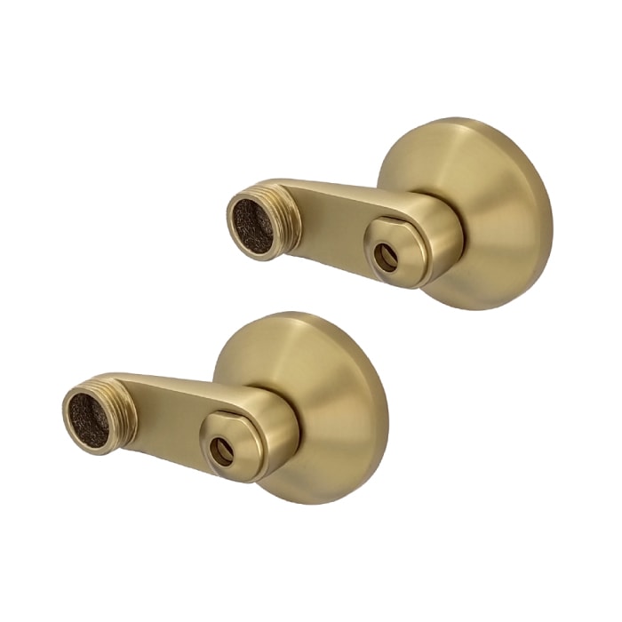 クランク 2個セット 水栓部材 古金 アンティークゴールド | 品番INK