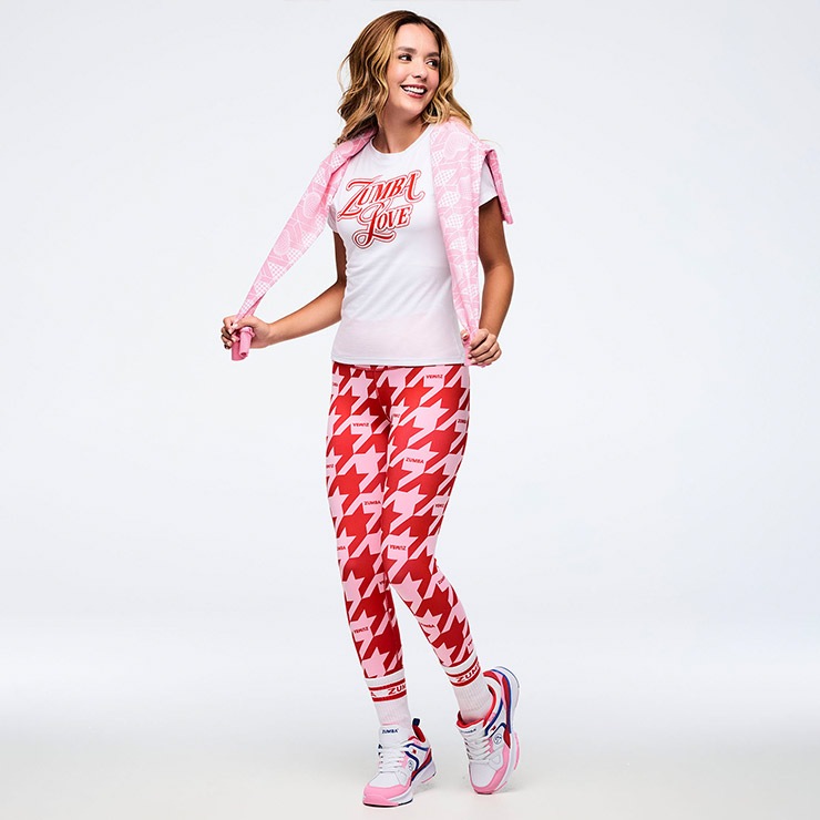 ZUMBA ズンバ 正規品 ウェア レディース トップス Tシャツ 半袖 ロゴ