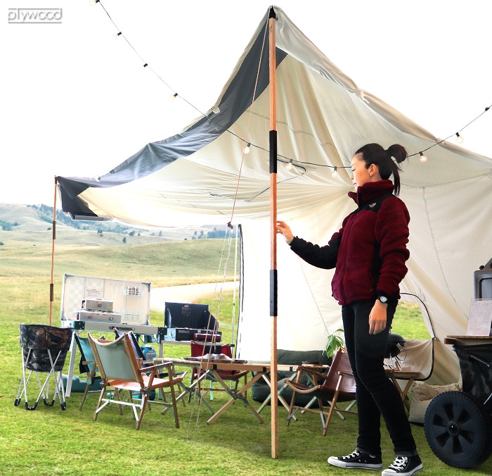 OUTSIDE IN Tabi Nobi Tentpole タビノビ テントポール(2分割式