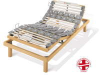 フラットタイプのウッドスプリングベッド