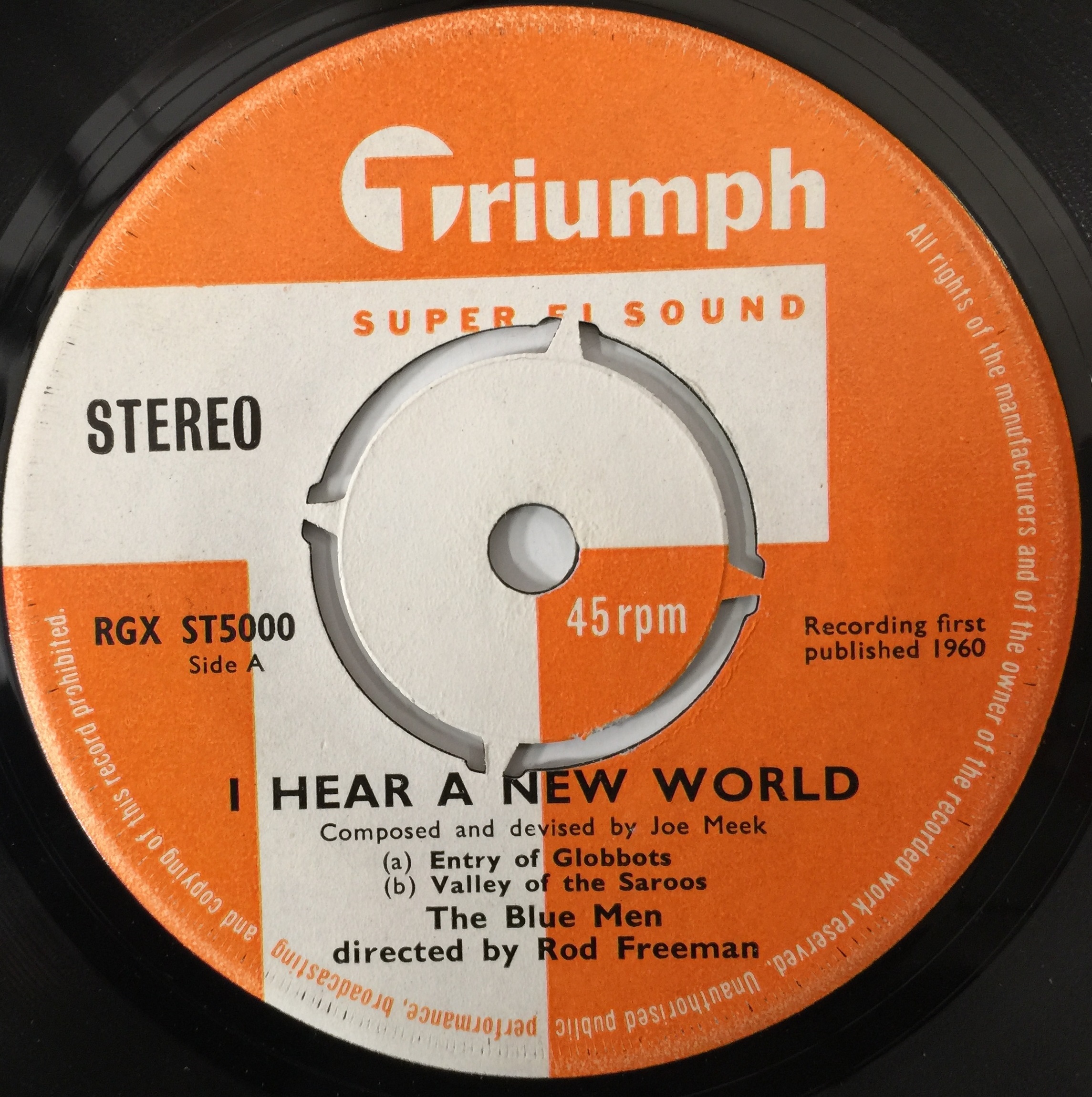 Lot 154 - JOE MEEK - I HEAR A NEW WORLD (PART 1) EP