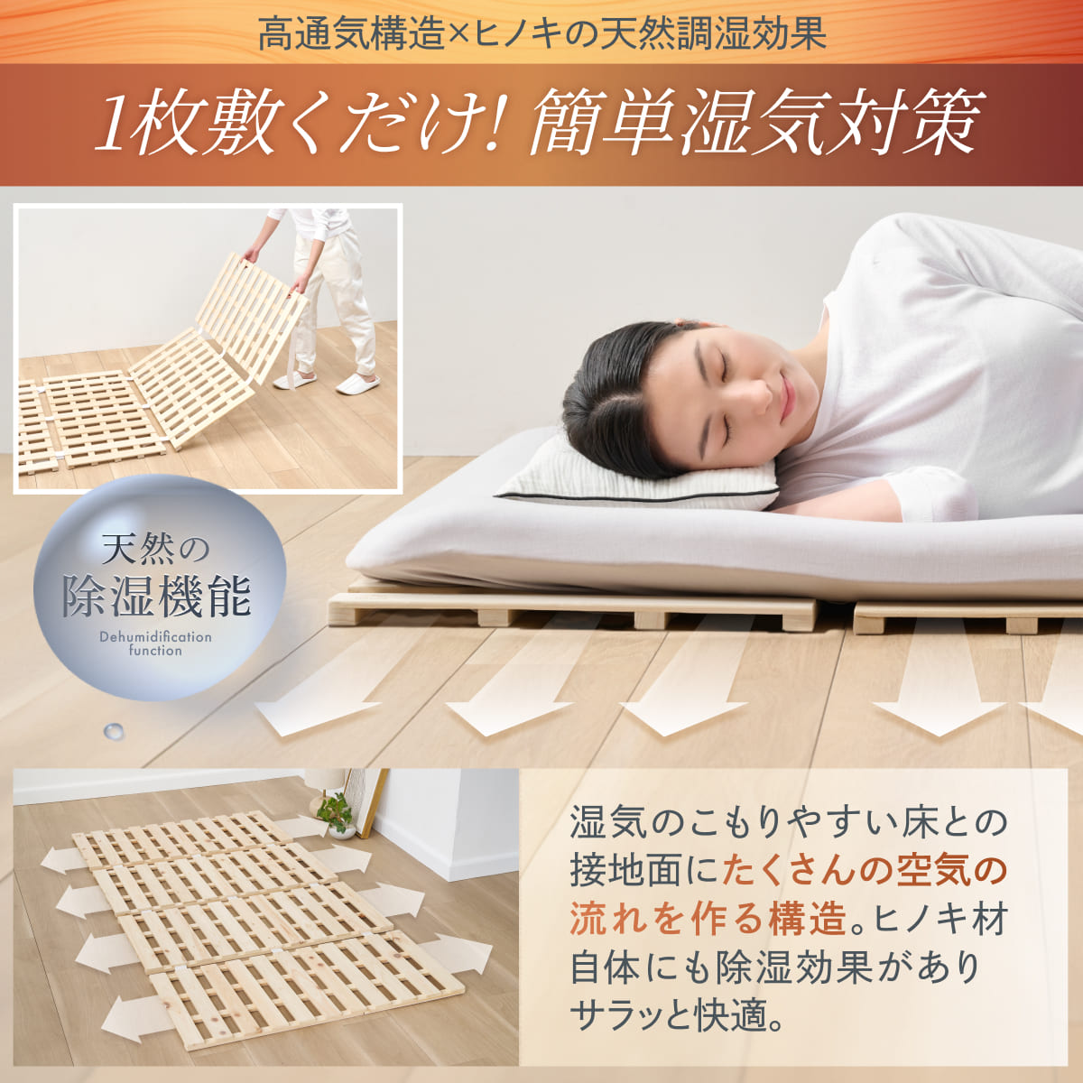 天然国産ヒノキ香る高強度すのこ】ヒノキすのこマット – GOKUMIN公式直営店