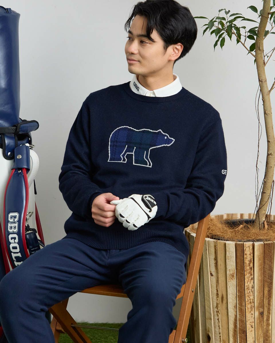 街でも着られる、おしゃれで遊び心溢れるカジュアルゴルフウェア-GB