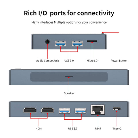 HIGOLEPC Gole 1 Pro Mini PC - Windows 11 Pro Intel Celeron J4105 8GB R