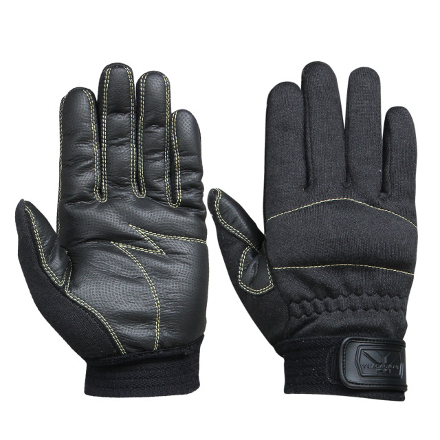 ガードレスキュー 手のひら滑り止め人工皮革 ブラック - ユアサ