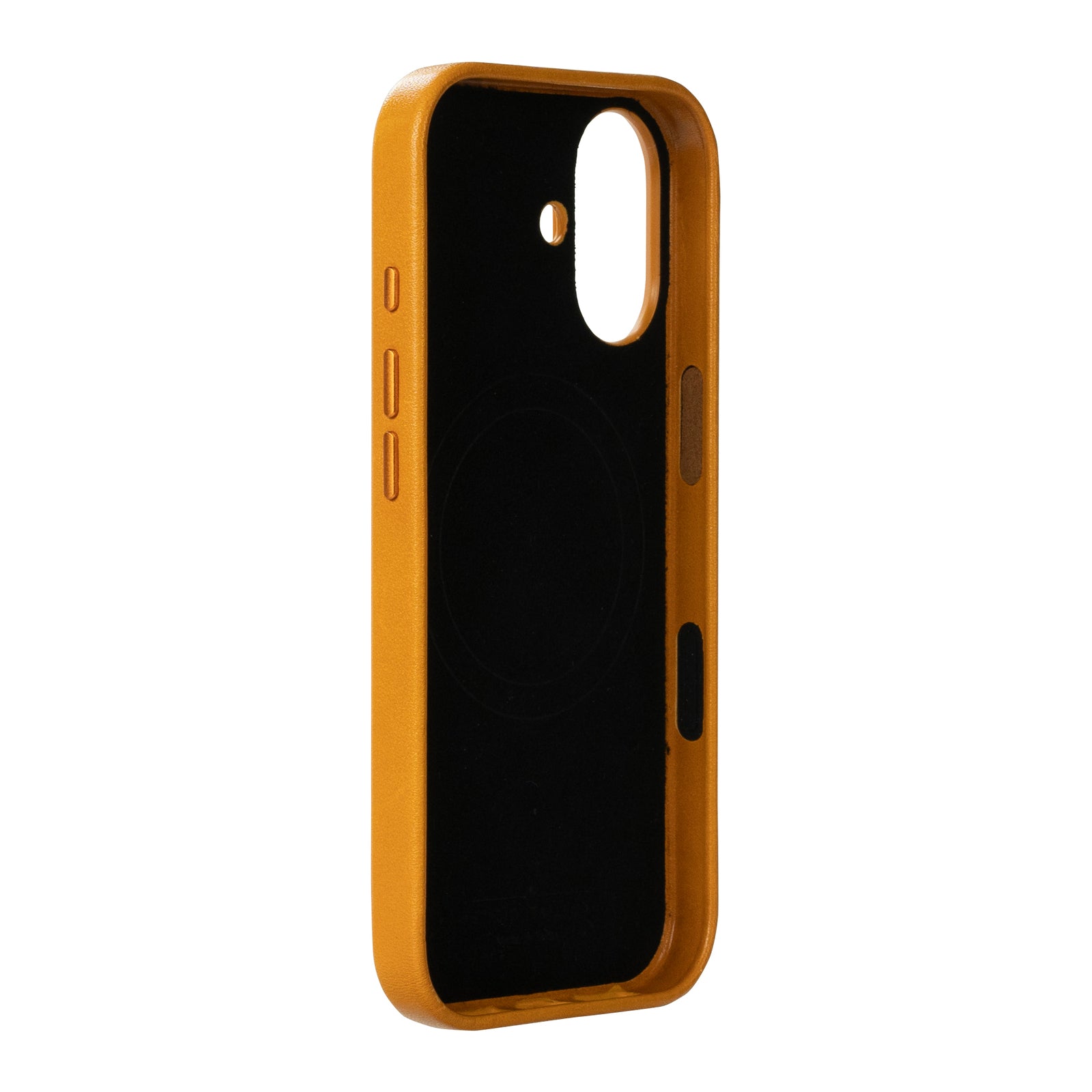 iPhone 17 - Clop Magnetic Leather Case - Caramel Brown