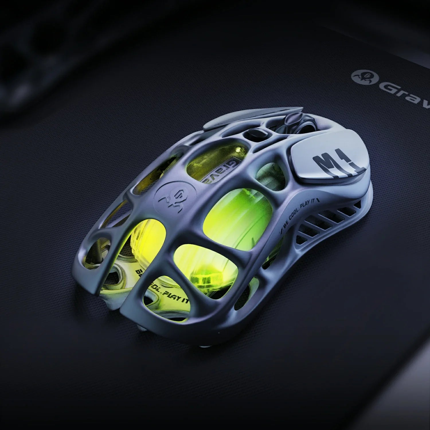 ゲーミングマウス Mercury M1 Pro ガンメタルグレー - GravaStarの高