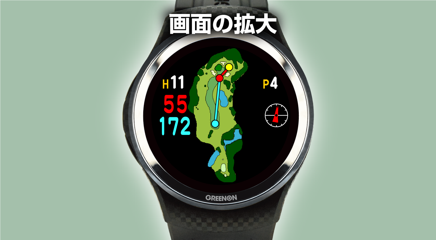 ザ・ゴルフウォッチ A1III – THE GOLF WATCH A1III | GREENON