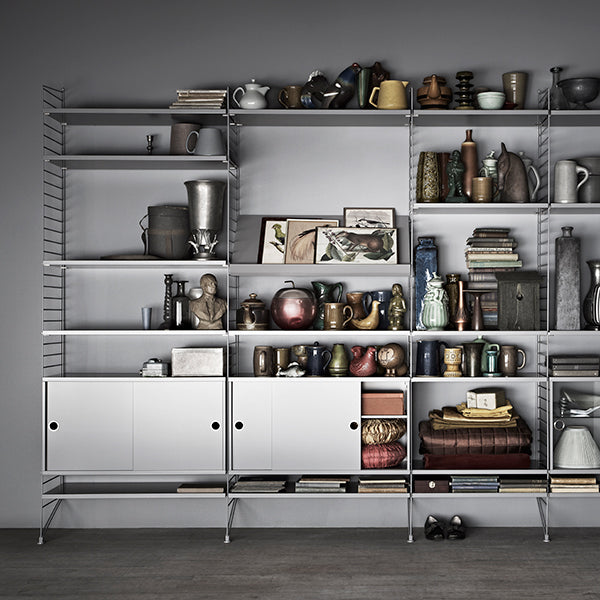 日本代理店】String スウェーデン製 シェルフシステム 棚板58×20（3枚