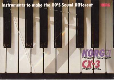 コルグ デルタ/CX-3 カタログ 1980