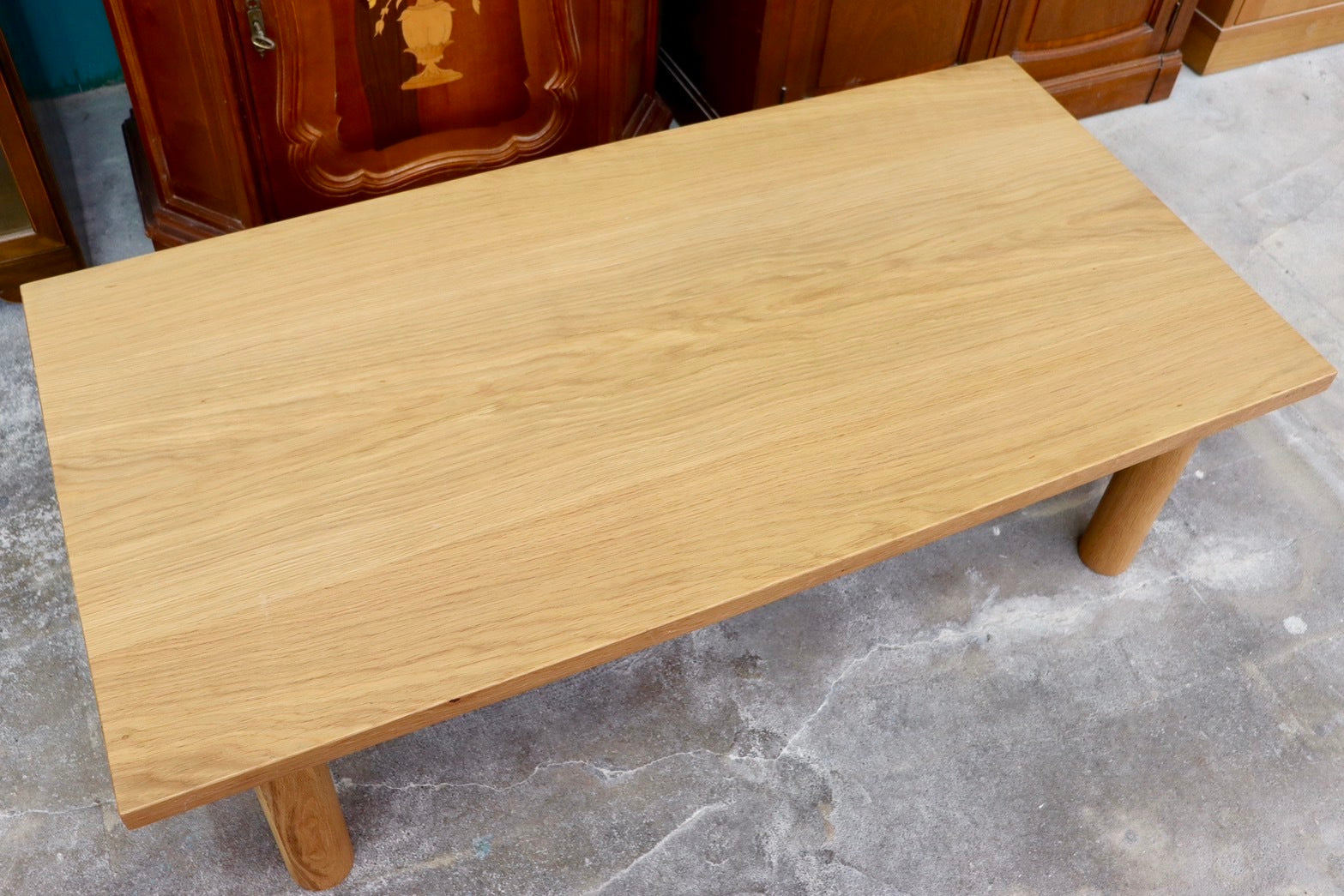 GMIK38B○無印良品 / MUJI オーク無垢材 パソコンデスク 作業台