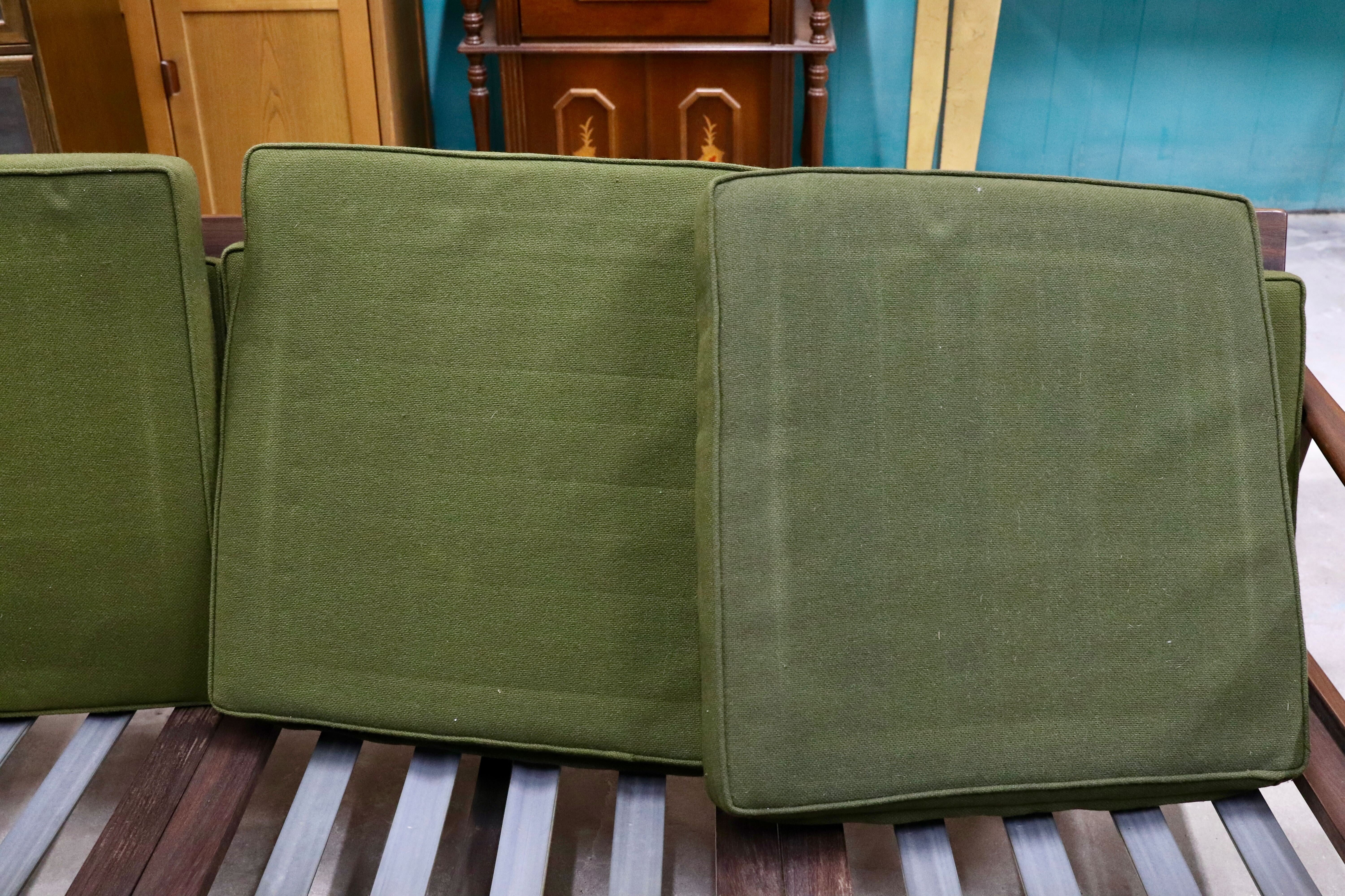 GMHS533C○オールドマルニ / maruni 孔雀 60年代 3人掛けソファ