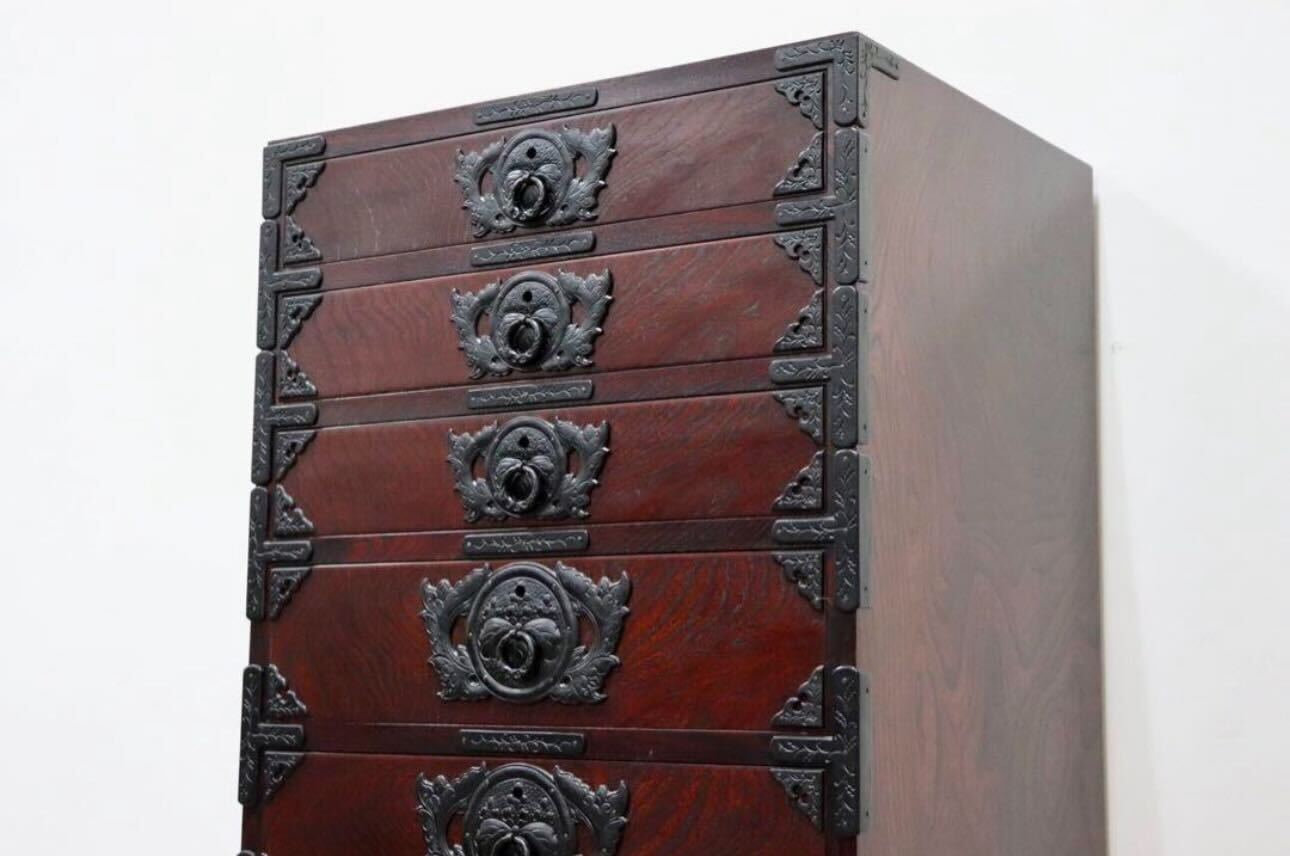 GMHS32○岩谷堂箪笥 整理箪笥 時代箪笥 9段チェスト 和箪笥 伝統工芸