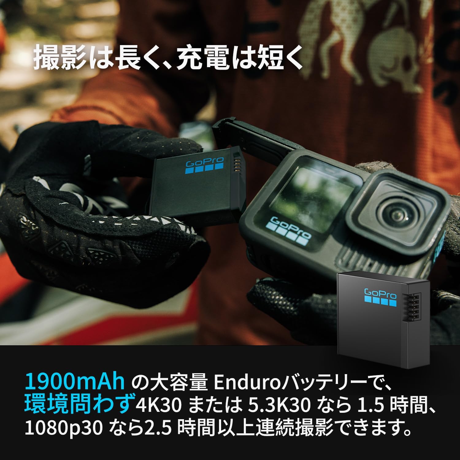 月額9,800円レンタルプラン：GoPro HERO13 CHDHX-131-FW ブラック