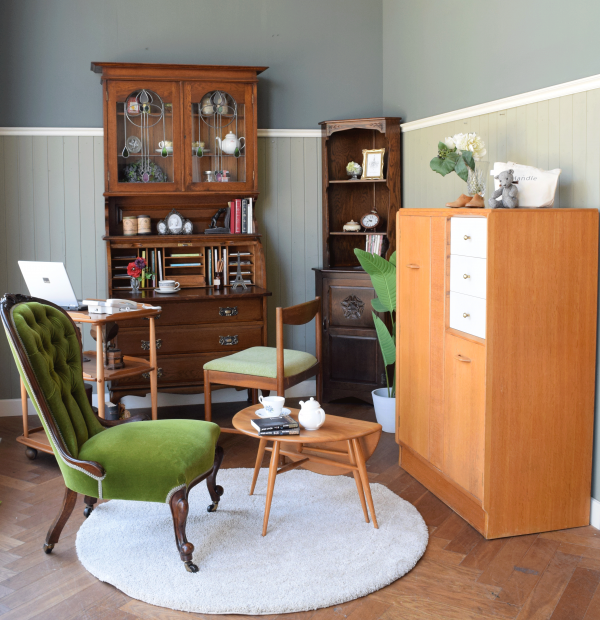 北欧デザインのヴィンテージチェア、チーク材のダイニングチェア(m-233