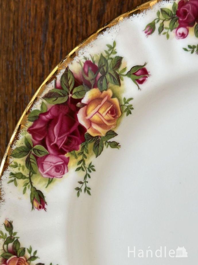 英国アンティークのロイヤルアルバート、オールドカントリーローズの