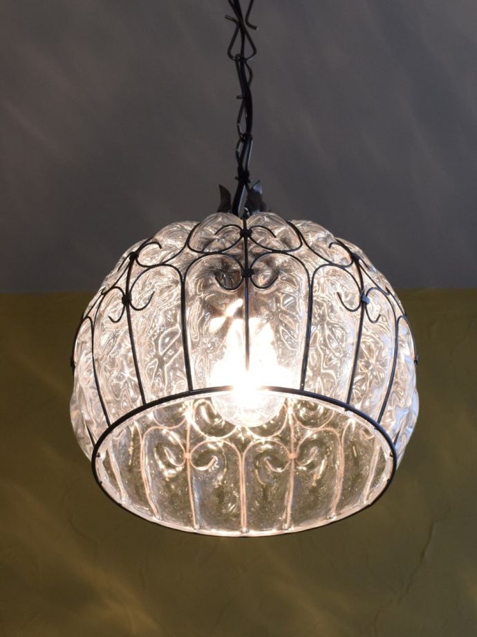 イタリアのおしゃれなペンダントランプ、ヴェネチアで作られた