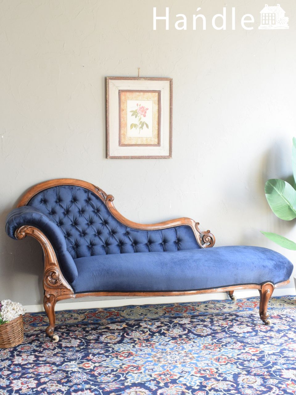 1900年代のアンティーク サロンソファ（2人掛け）(j-481-c