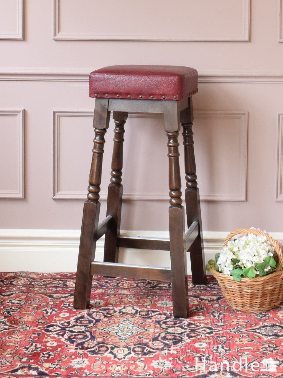 アンティーク スツール （グリーン）(y-26)｜アンティークチェア・椅子