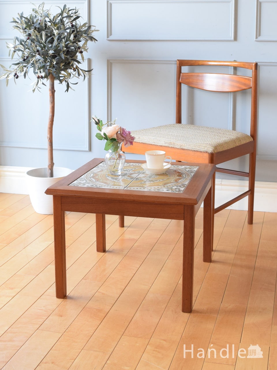 北欧デンマーク ヴィンテージ タイルトップ テストテーブル (501