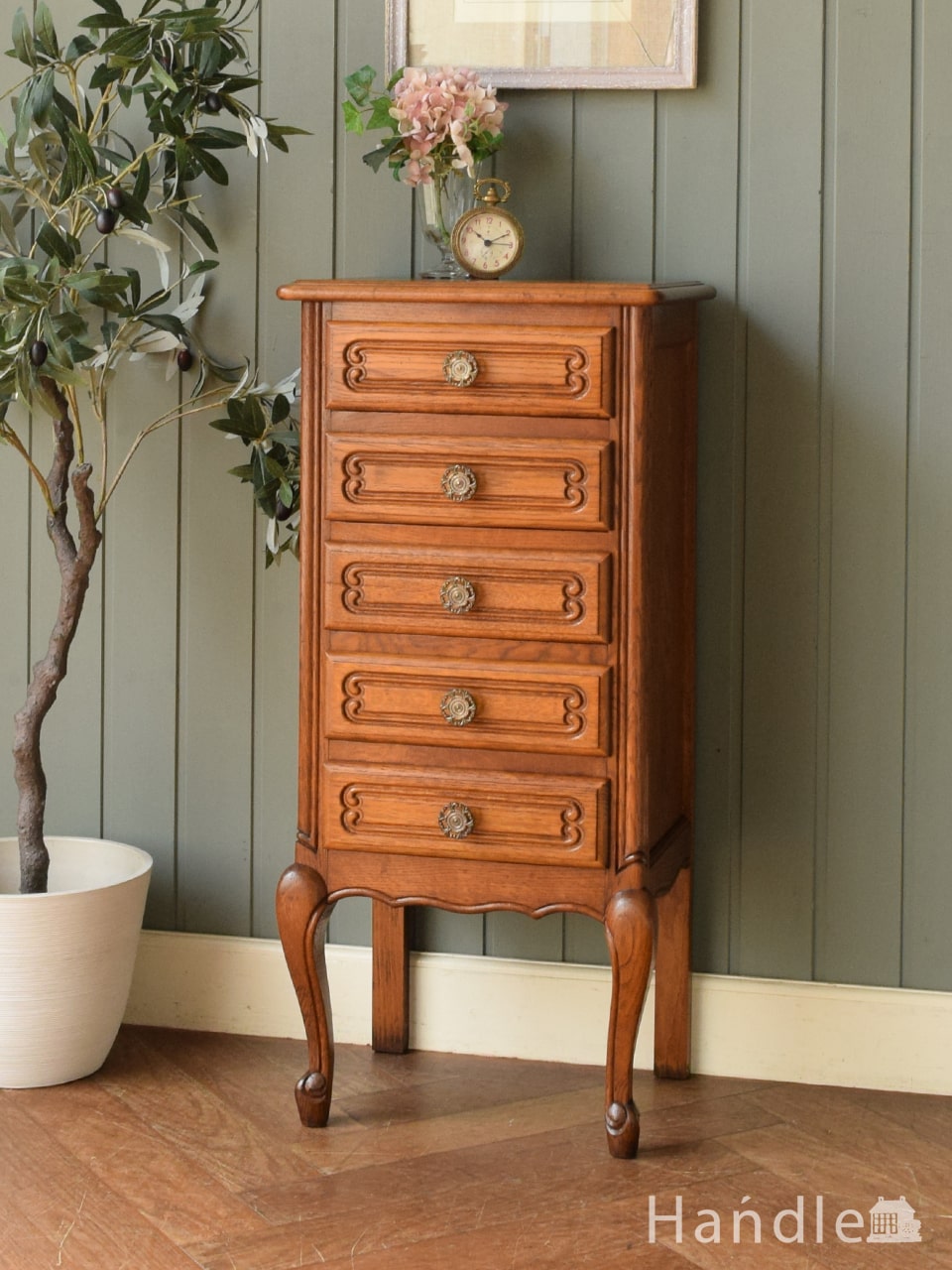 1930年代のアンティーク ナイト テーブル(j-895-f)｜アンティーク家具