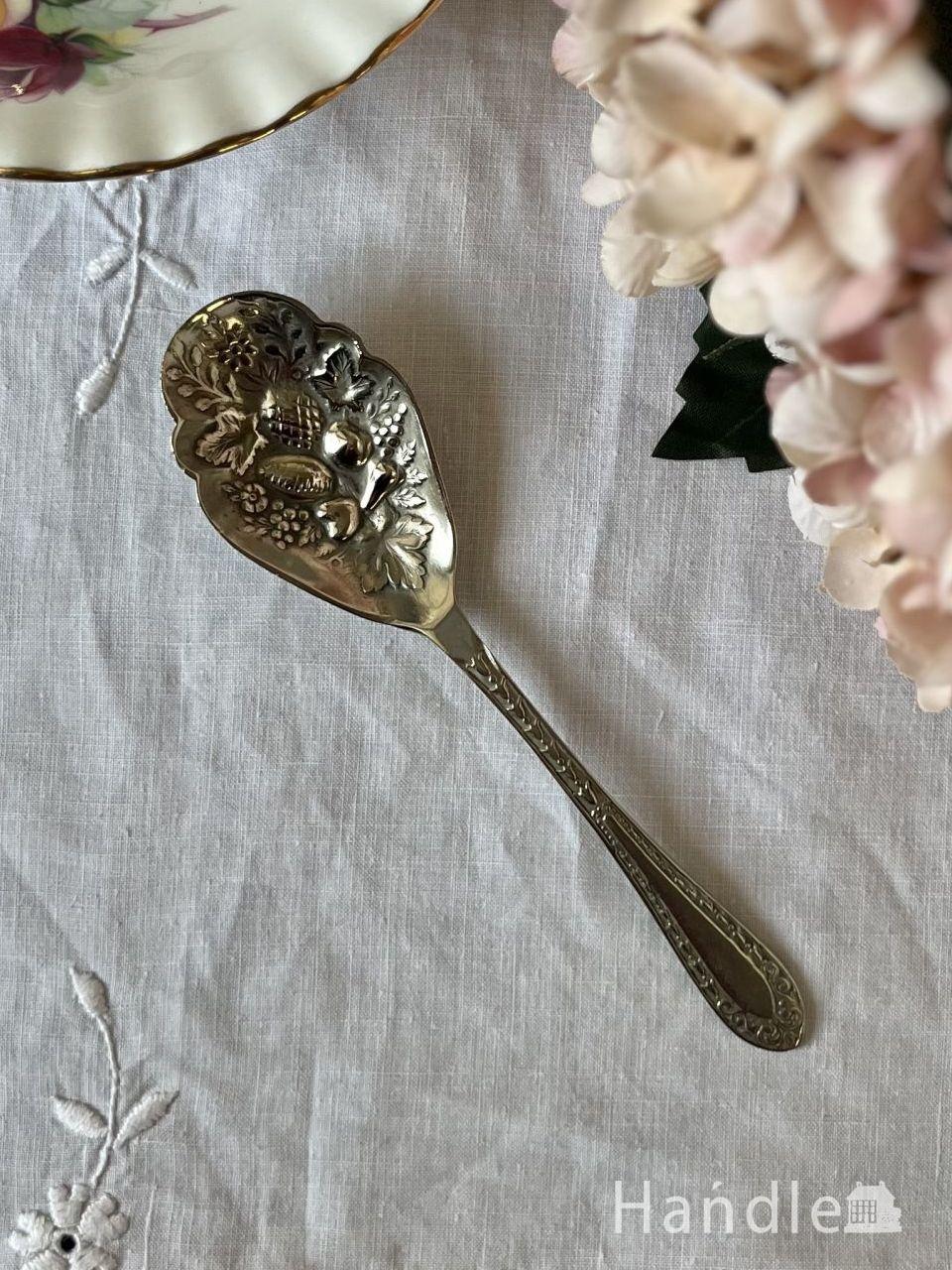 英国シルバープレートのアンティークカトラリー、イギリスで見つけた銀