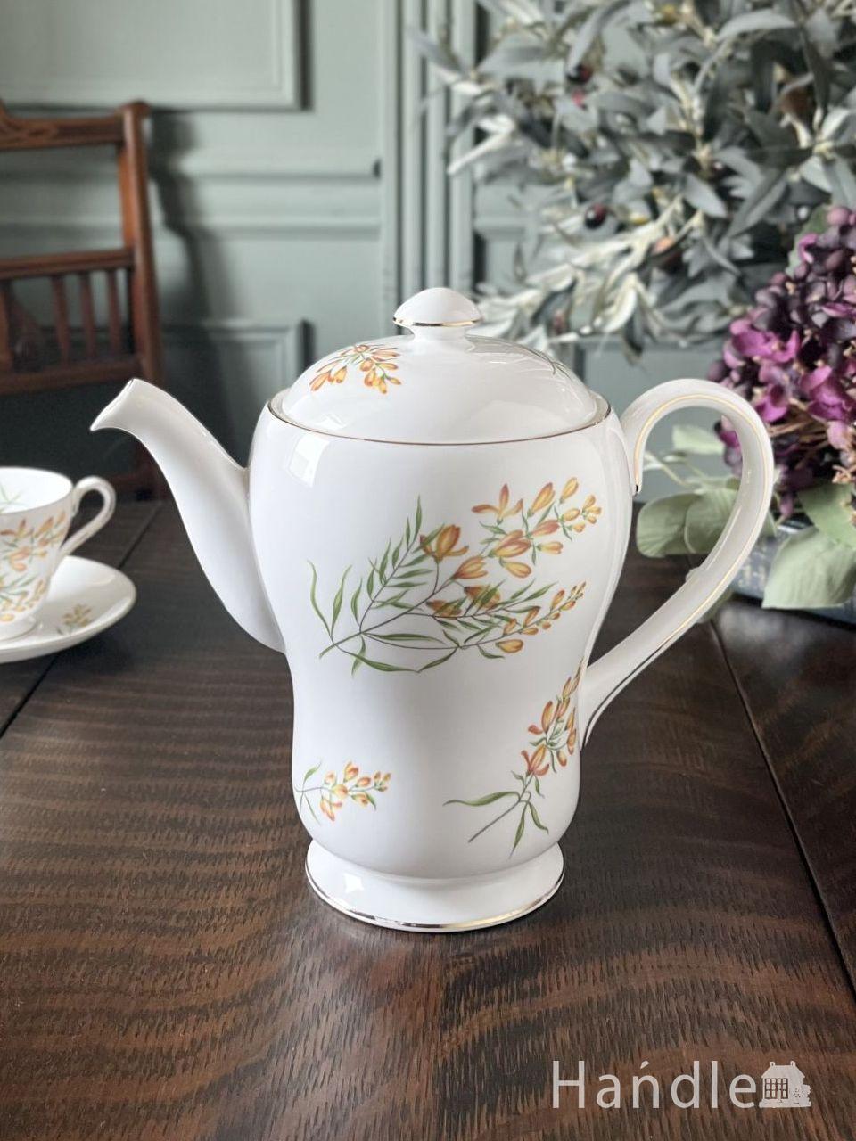 スターリングシルバーのティーセット、英国チェスターのアンティーク銀