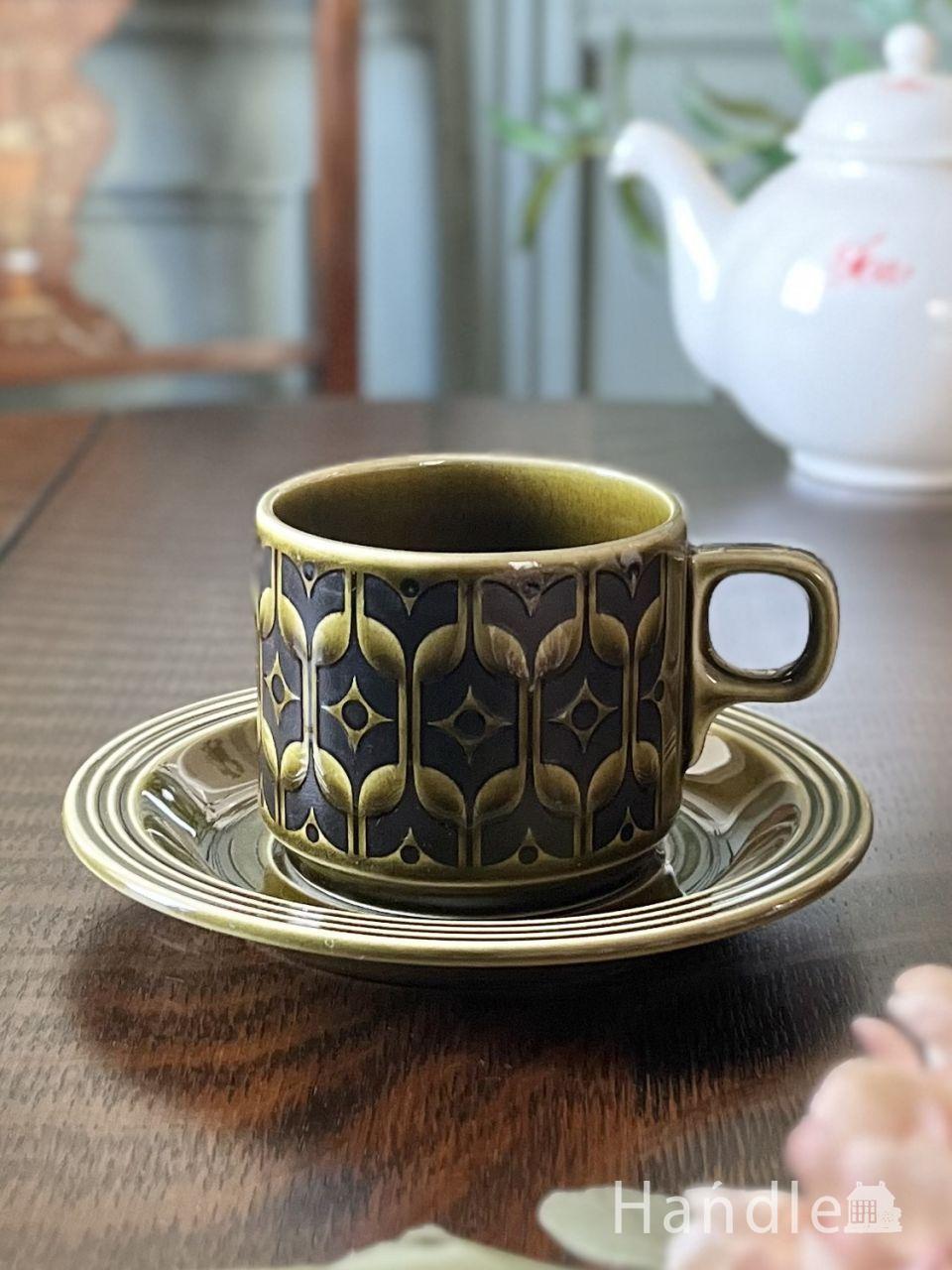 ウェッジウッド（WEDGWOOD）のビンテージ食器、Dolphinsのカップ