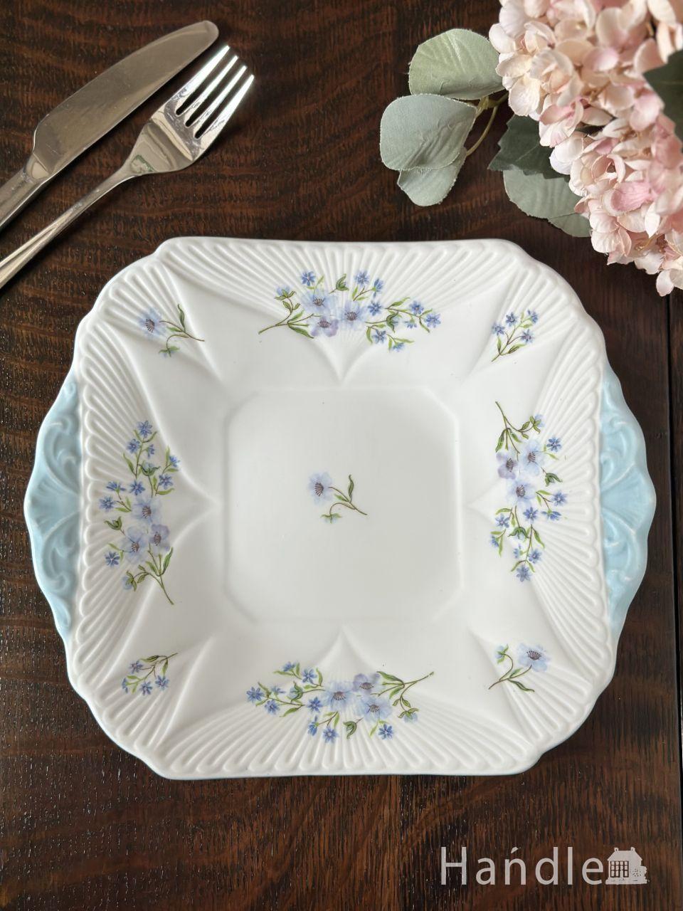 英国アンティークの小さなお皿、ロイヤルクラウンダービー（DERBY