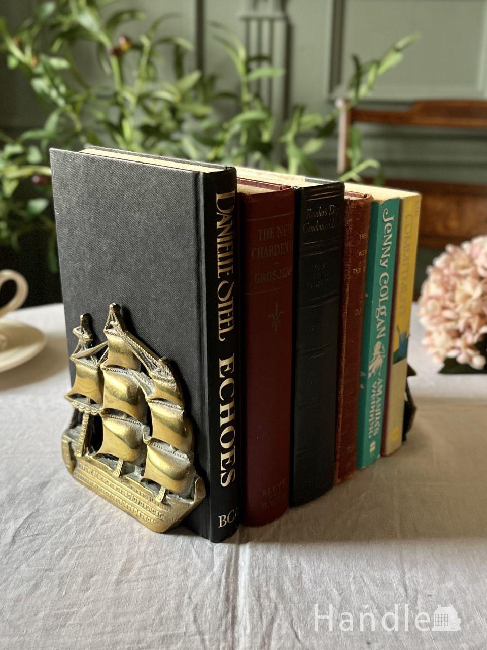 真鍮のアンティーク雑貨、英国から届いた持ち手付きアンティークバケツ