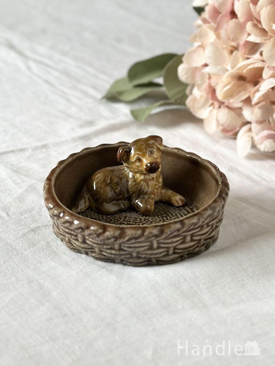 英国BESWICK窯のアンティークのオブジェ、ビクトリアン朝の