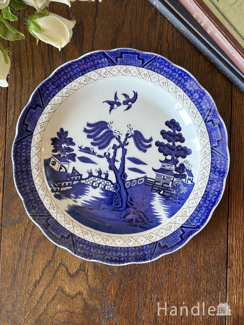 イギリスから届いたアンティークのディナープレート、BOOTHS （ブース