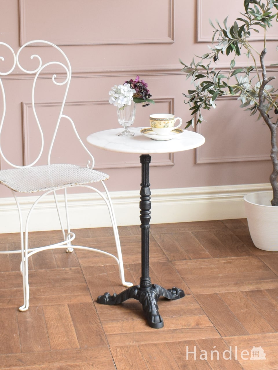 アンティーク風マントルピース（コンソールテーブル）(y-243-f