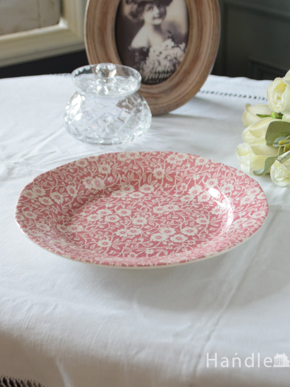 限定販売！英国バーレイ社のおしゃれな食器、 限定キャリコ柄の