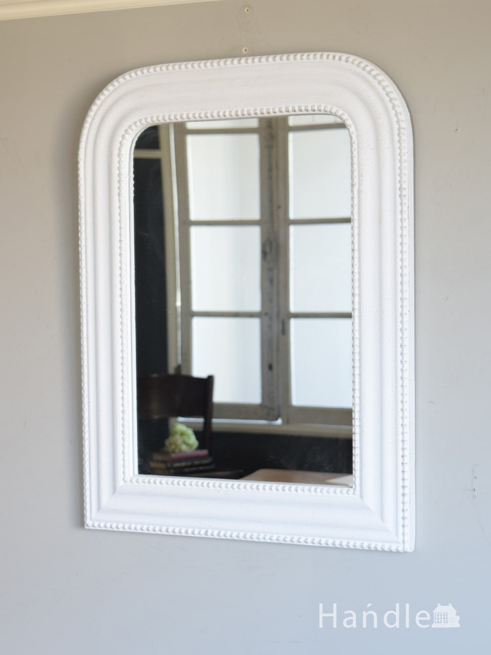 フランスのアンティーク風のおしゃれなミラー（レクタングル型