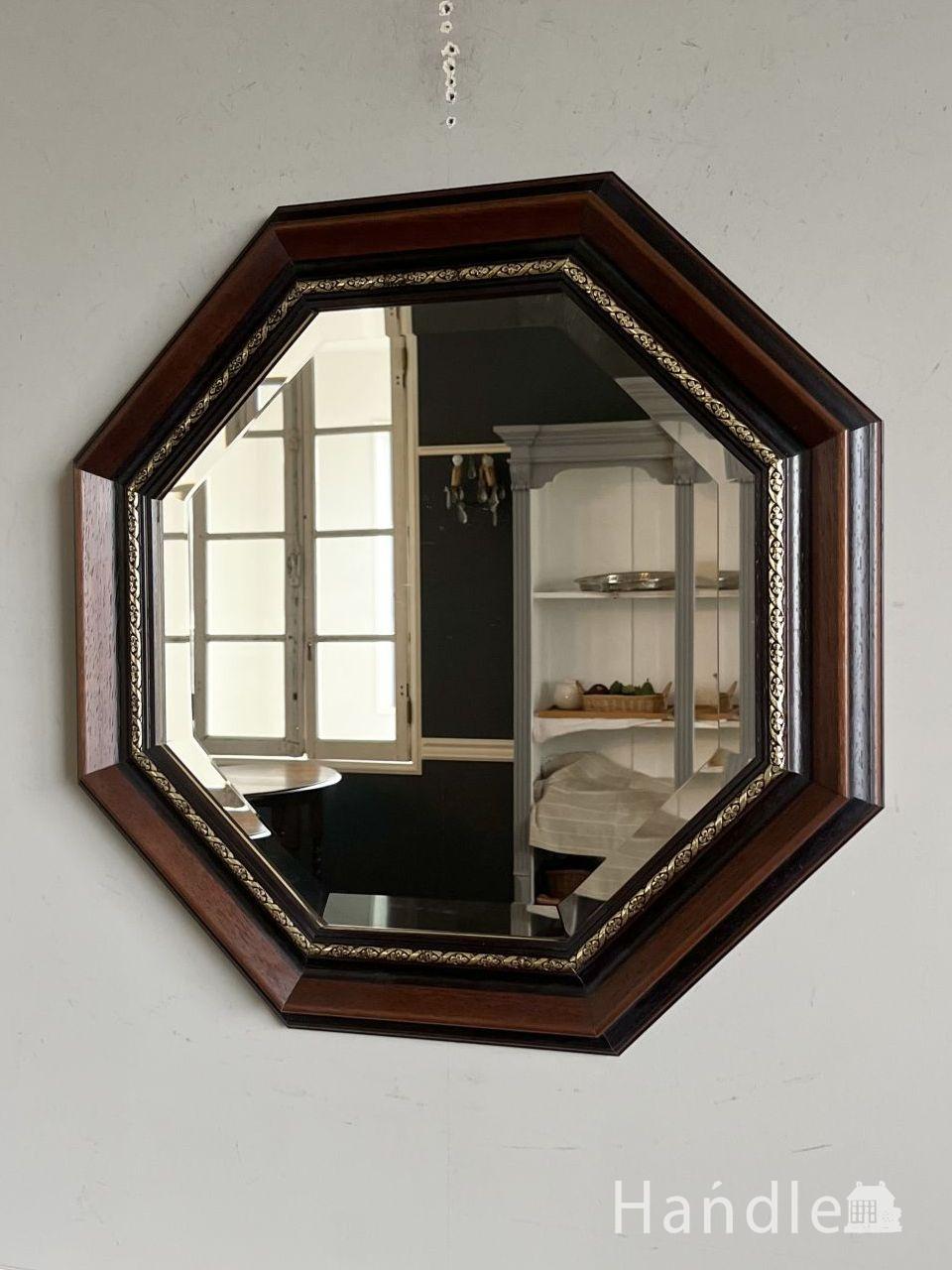 幸運を呼ぶ八角形のウォールミラー、イタリアから届いたおしゃれな
