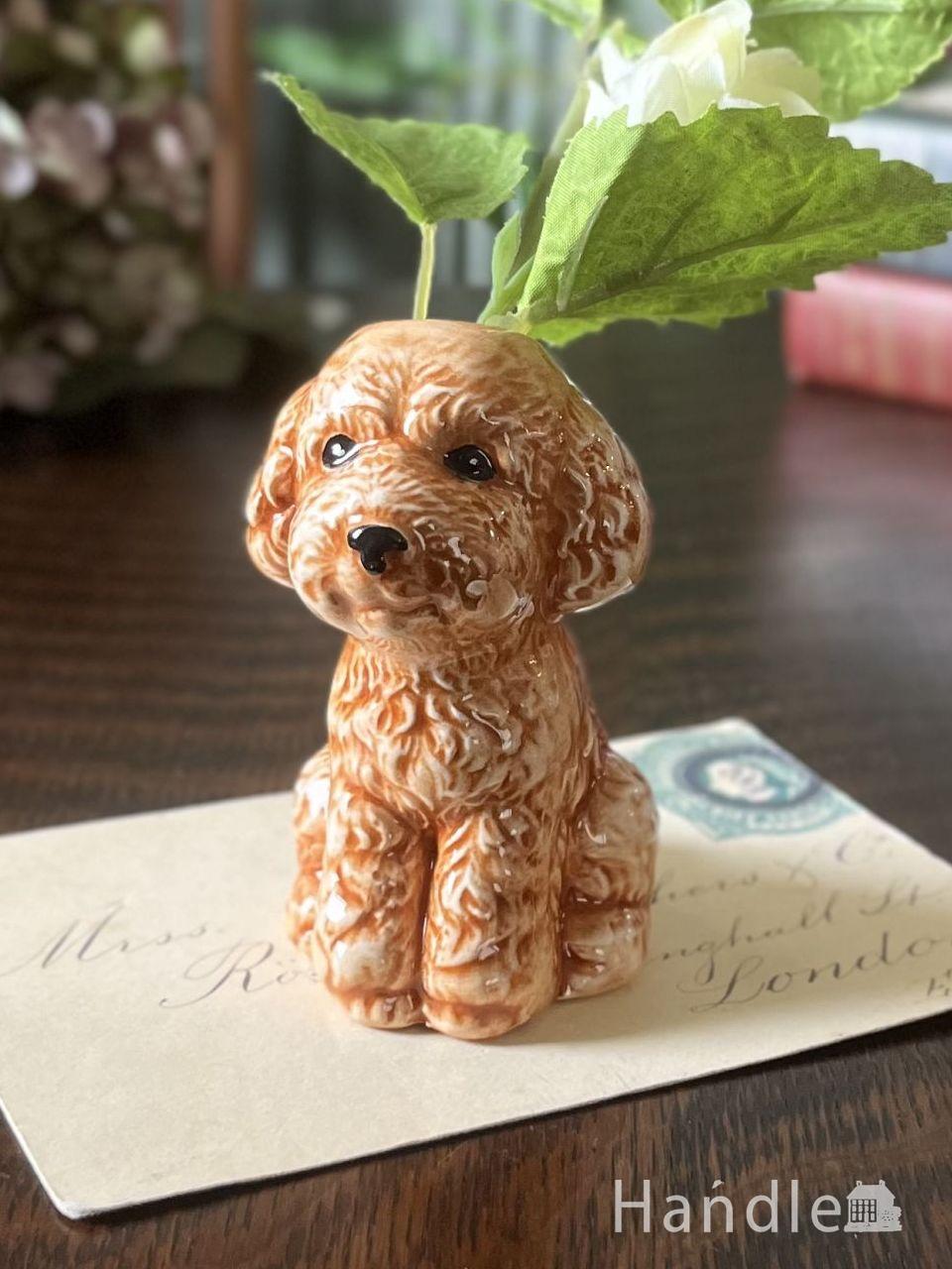 お部屋をおしゃれにディスプレイしてくれる花器、トイ・プードルの