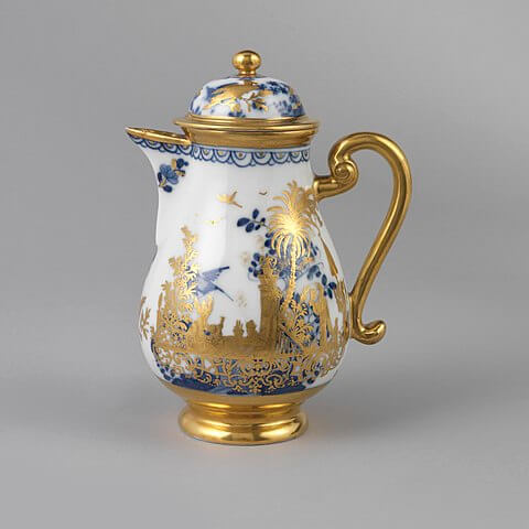 18世紀マイセンのホットチョコレート用ポット