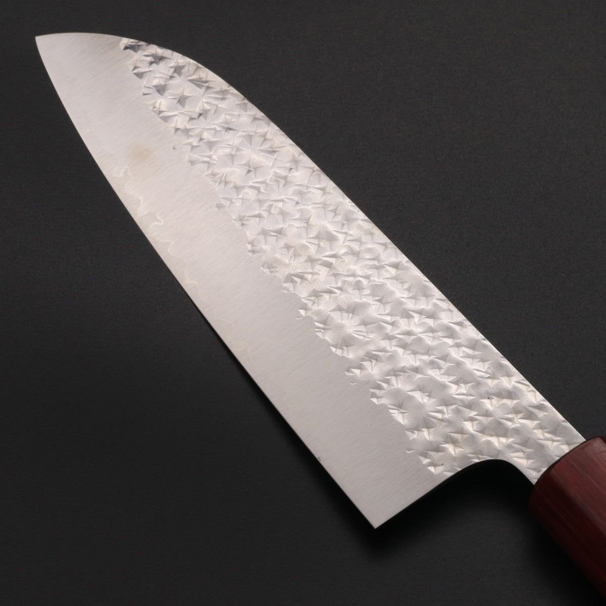 黒崎優 「閃光」三徳 包丁 170mm 紫檀柄赤桂 – HAGAKURE