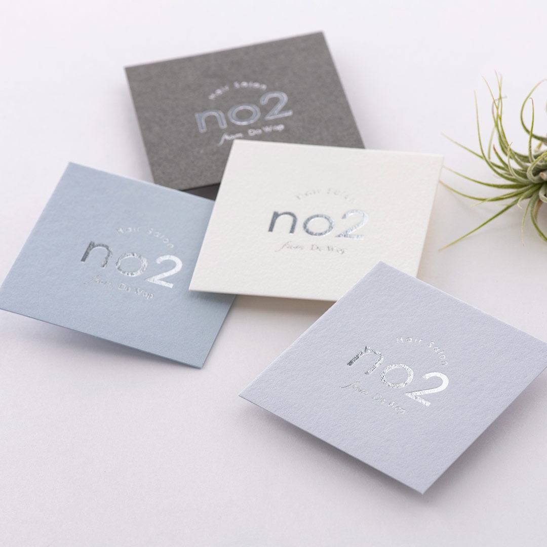 箔押しショップカード デザイン作成サービス / 箔押し専門店 あさだ屋