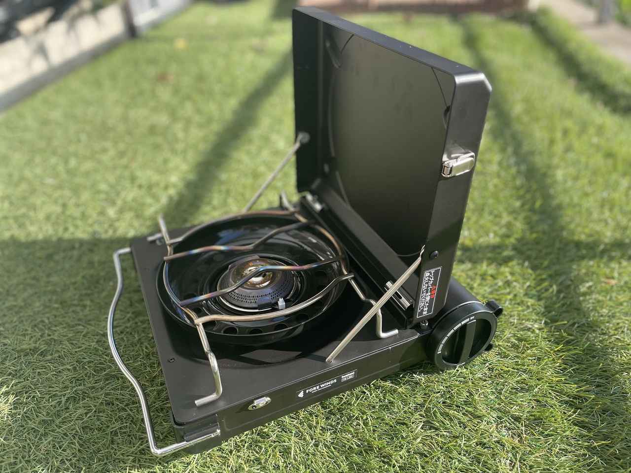 イワタニ発『FORE WINDS』のカセットコンロ『LUXE CAMP STOVE』が