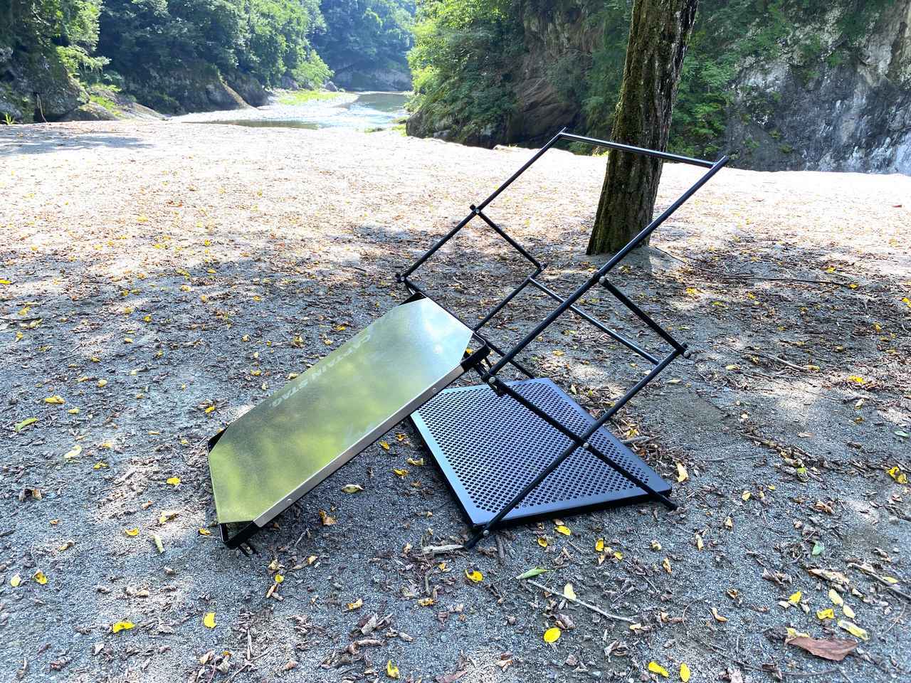 耐熱テーブル、ラック、ハンガーの3拍子！キャプテンスタッグ