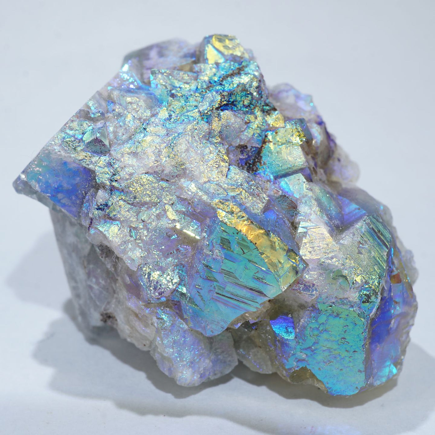 イギリス Diana Maria Mine ダイアナマリア鉱山 被膜加工フローライト