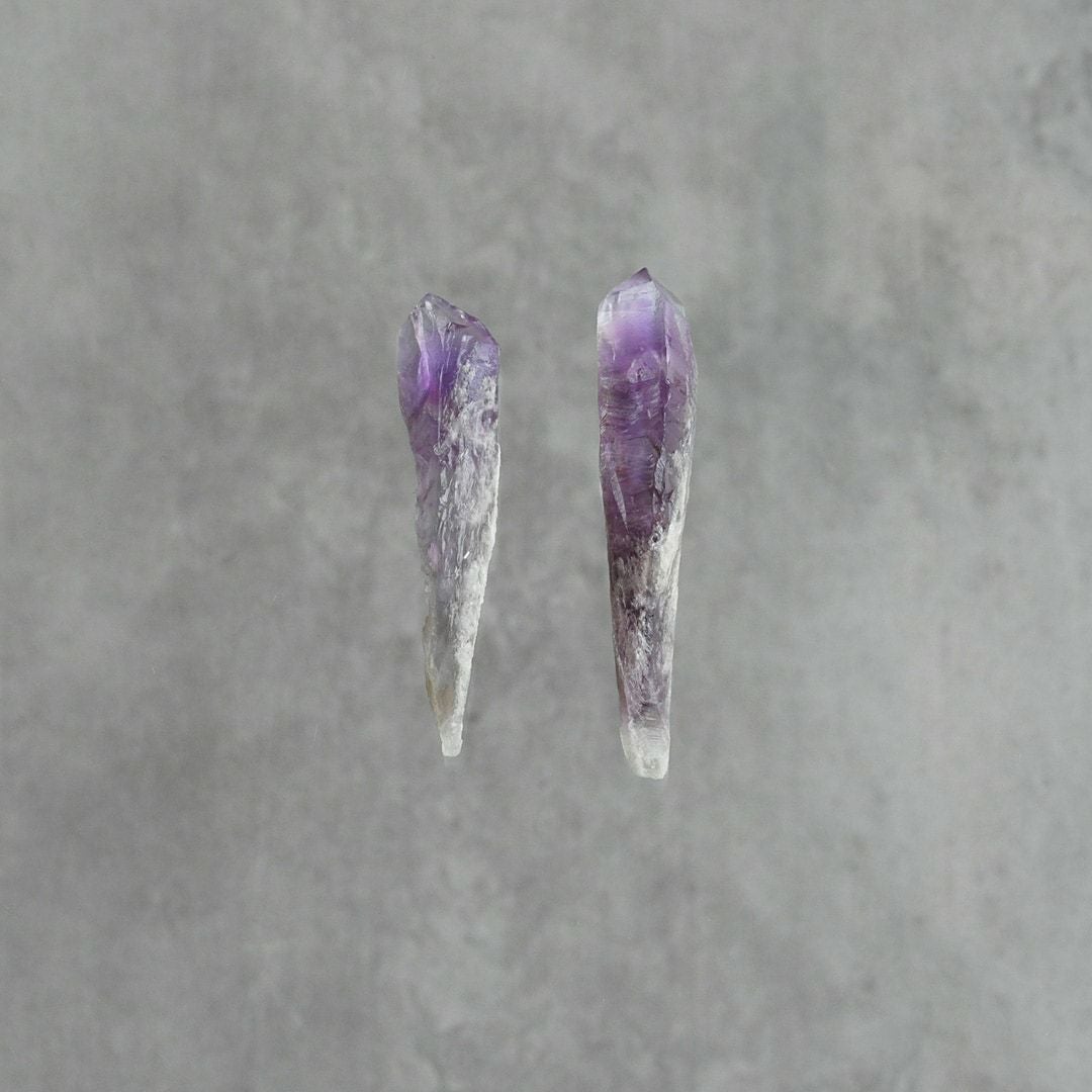 Amethyst wand 2pcs /アメシスト | Hariqua-パワーストーンジュエリー-