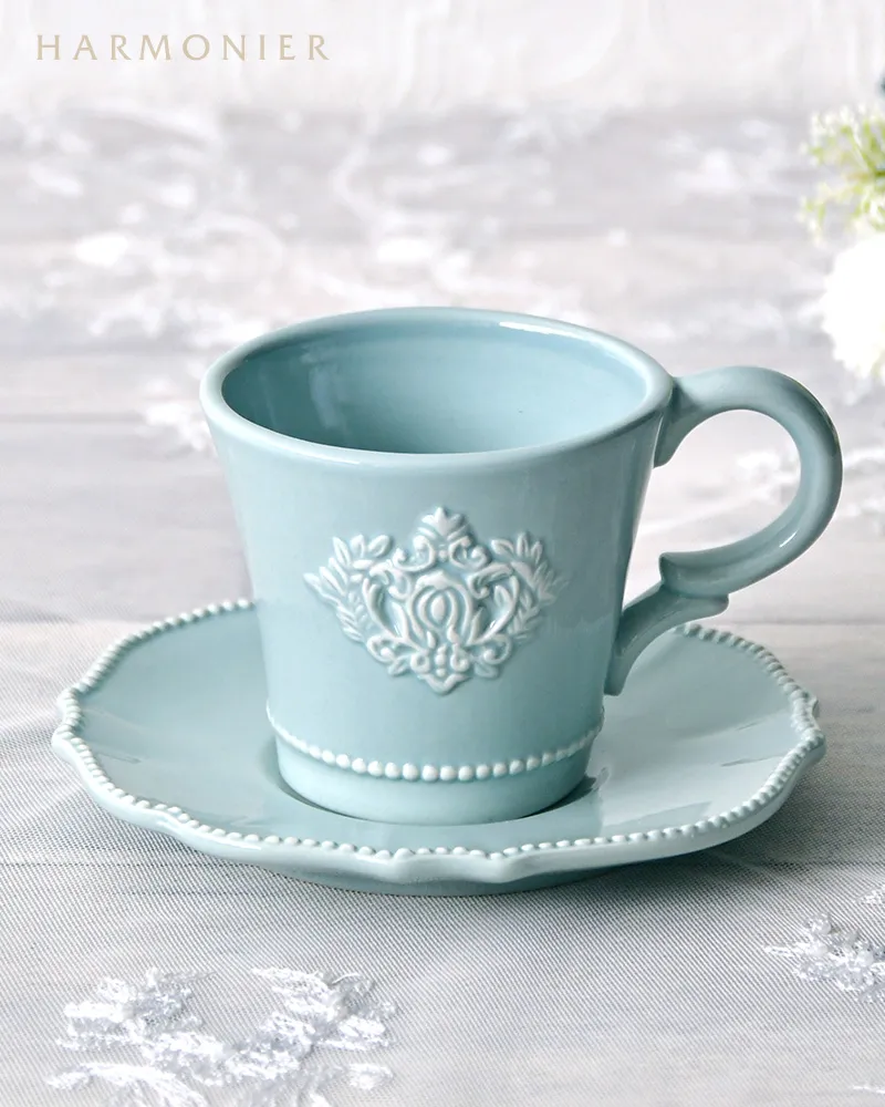 ミニョンカップ＆ソーサー/ブルー｜輸入食器・雑貨の通販 ハルモニア