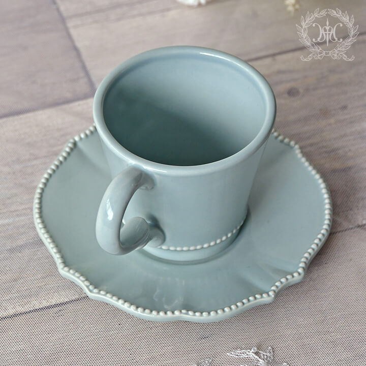 ミニョンカップ＆ソーサー/ブルー｜輸入食器・雑貨の通販 ハルモニア